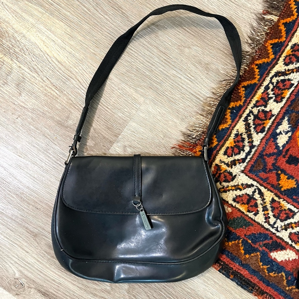 Vintage 90s Liz Claiborne black little purse - Picture 2 of 9
